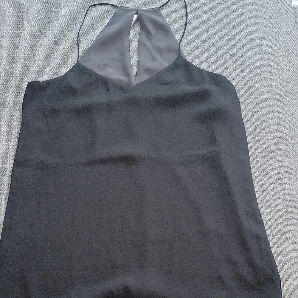 Elegant Black Halter Top